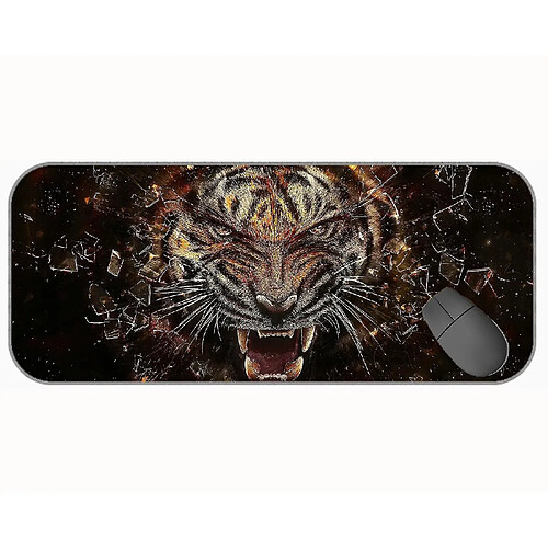 Universal (750x300x3) PAD DE MONDE DU MISE POUR COMSTÉRENTE EXTENCE, ANIMAL TIGER TIGER Base de caoutchouc non glissant