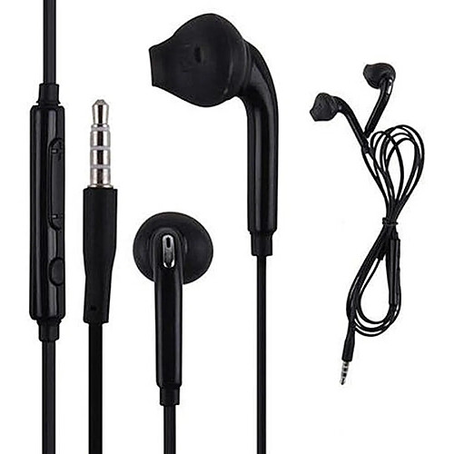 GUPBOO Écouteurs intra-auriculaires confortables avec caisson de basses Écouteurs filaires 3,5 mm Écouteurs intra-auriculaires portables avec micro casque pour Samsung