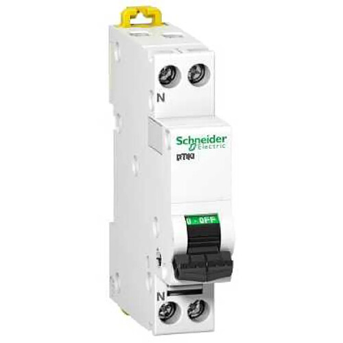 Schneider Electric disjoncteur - schneider dt40 - phase + neutre - 6 ampères - courbe b - a9n21009