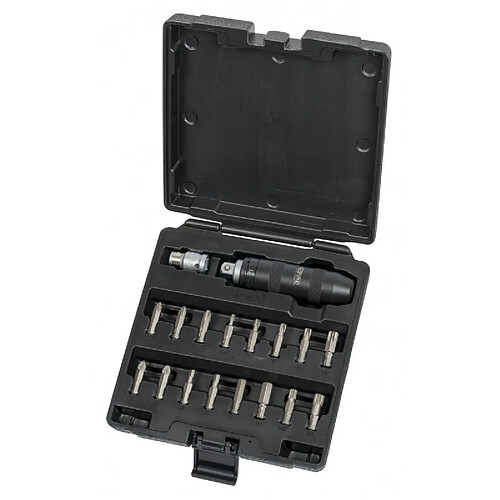 KS TOOLS 515.2000. Coffret de tournevis à frapper avec embouts 18 pièces