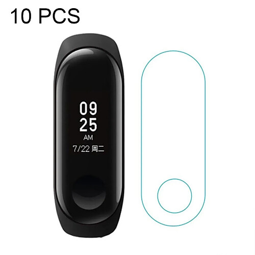 Wewoo Bracelet connecté pour Xiaomi Mi Band 3 10 PCS Protecteur d'écran de film clair