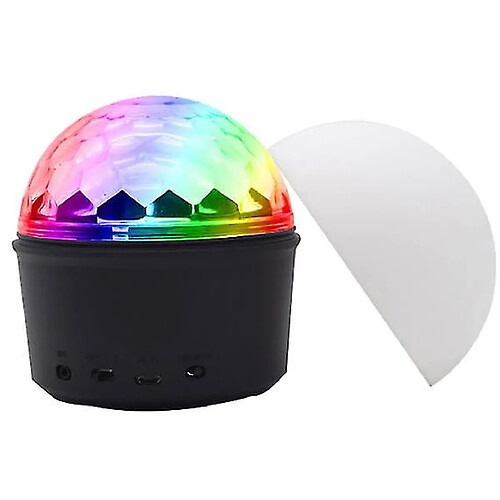 Universal Yh-Disco Party Party Disco Lights Music Light Effets LED avec haut-parleur Bluetooth et télécommande pour Disco Party (noir)