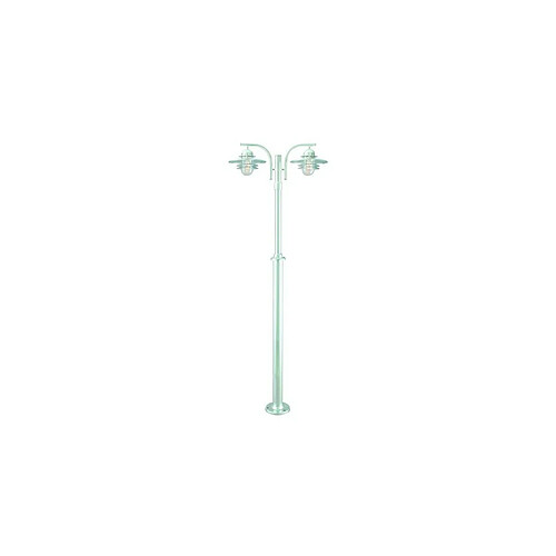 Boutica-Design Lampadaire exterieur GALVANISE OSLO 2X57W Max 238cm