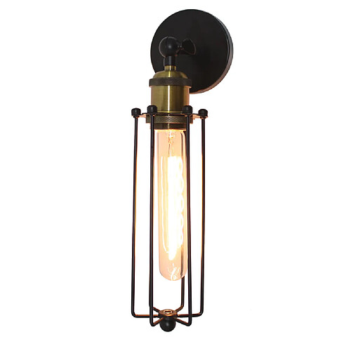 Stoex Rétro Applique murale luminaire vintage design bande en fer E27 lustre suspension éclairage intérieur salon chambre cuis