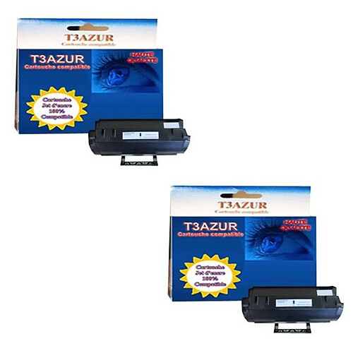 T3Azur 2 Toners Lexmark MS510 / MS510dn / 50F2H00 - Compatible - 5 000 pages