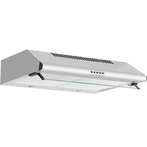 Hotte visière 60cm 344m3/h inox - ghc640ix - GLEM