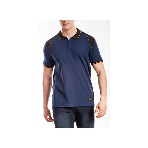 Polo renforcé RICA LEWIS - Homme - Taille S - Stretch - Bleu - WORKPOL