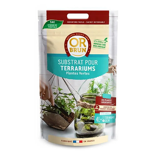 OR BRUN Terreau terrarium 4l