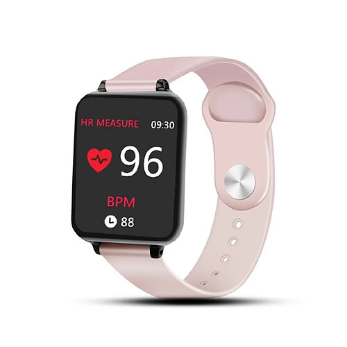 Wewoo Montre connectée B57 1,3 pouces IPS écran couleur Smart Watch IP67 étancherappel de message de soutien / Cardio / rappel sédentaire / pression artérielle / surveillance du sommeil Rose