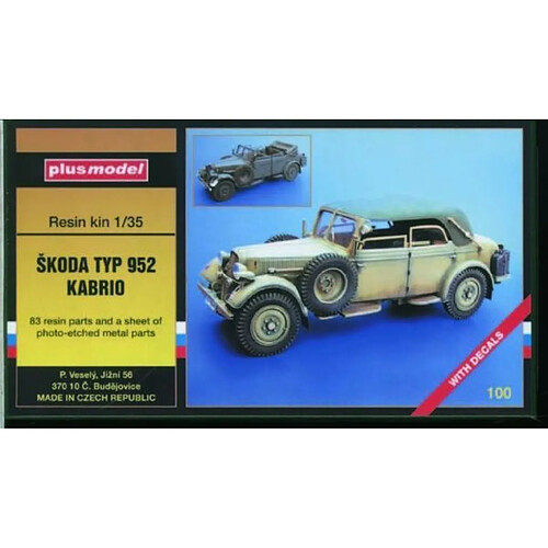 Skoda Typ 952 Kabrio WW II - 1:35e - Plus model