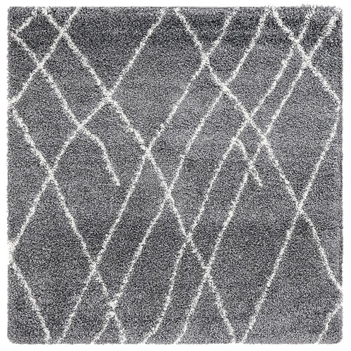 Hadorn Tapis shaggy 240x240 gris pierre Lachen Fence