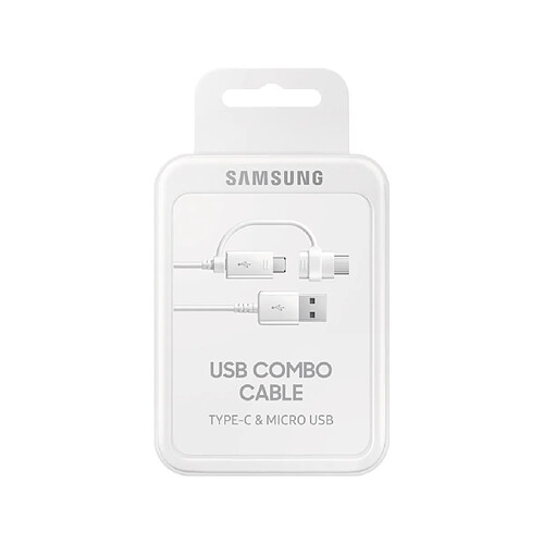 Câble USB Samsung vers Micro-USB & USB type C