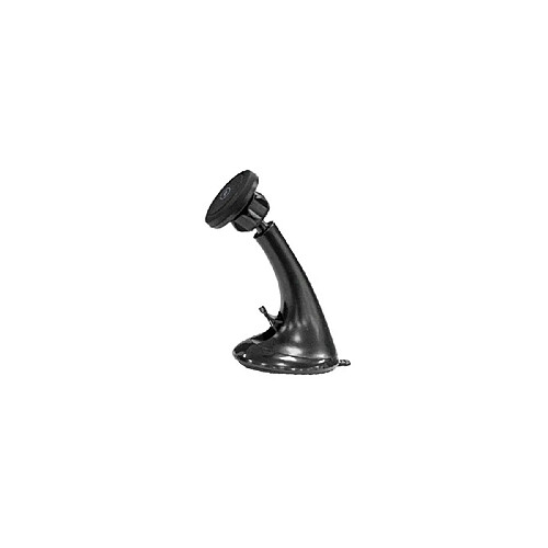 Muvit Support Voiture Universel MAG Pro Magnétique en Plastique avec Rotule Pivotable Noir