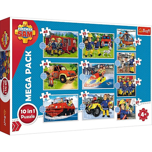 Trefl Puzzle 10in1 Fireman Sam Meet Sams rescue team