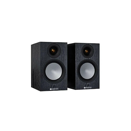 Enceinte bibliothèque Monitor Audio Silver 50 7G Chêne noir Vendue par paire