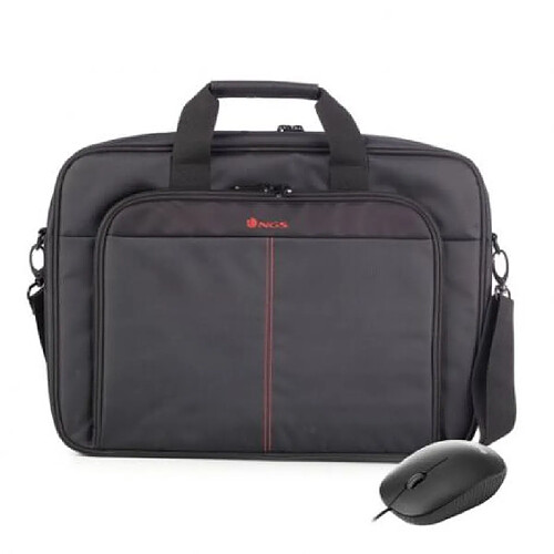 ? Ngs Bureau Bureaukit Housse pour Ordinateur Portable + Souris - 800 Dpi · 16 · Noir/Rouge