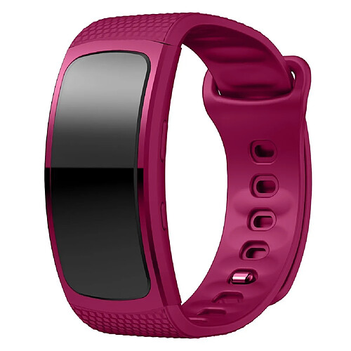 Wewoo Bracelet pour montre connectée en silicone Samsung Gear Fit2 SM-R360taille de la dragonne 150-213mm violet