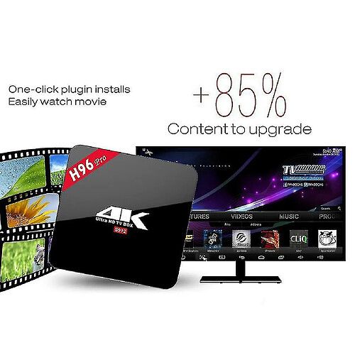 Universal H96 Pro pour 6.0 TV Box 8cord CPU sans fil Bluetooth 4.0