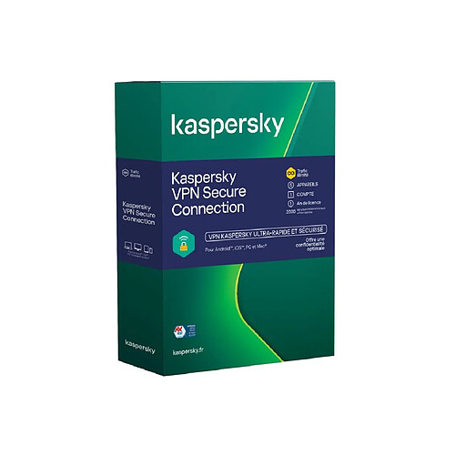 Kaspersky VPN Secure connection 5 Postes/1 An