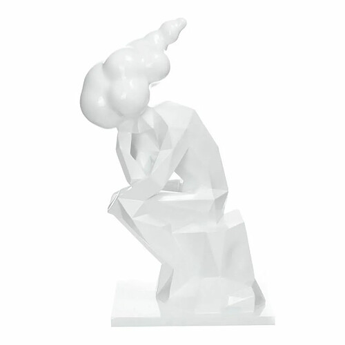 Paris Prix Statue Design Sculpture Kenya 47cm Blanc