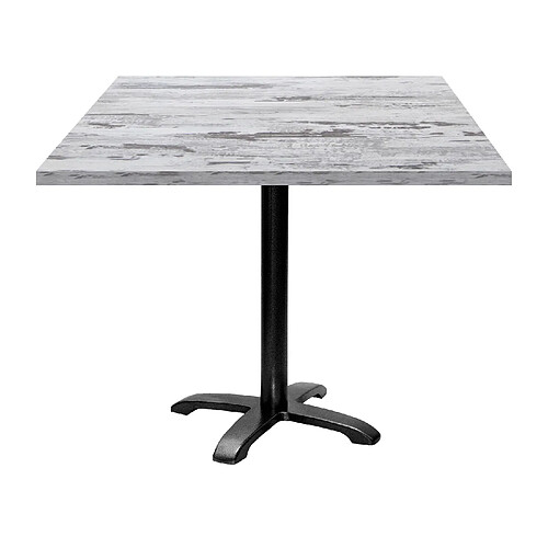 Restootab Table 90x90cm - modèle Bazila chêne islande