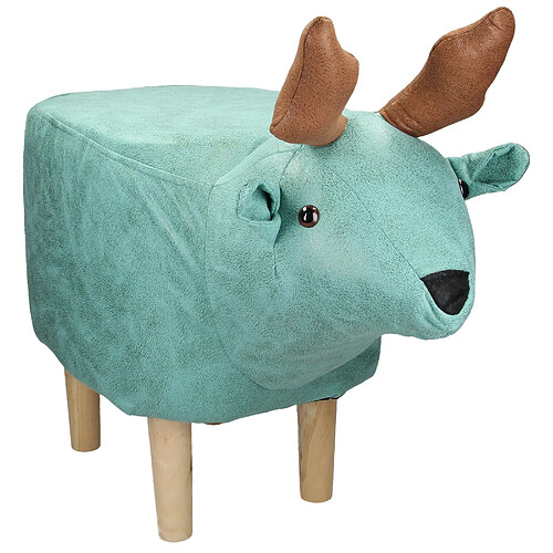 Tabouret élan pouf animal repose-pied coussin ottoman siège enfants WOMO-DESIGN®