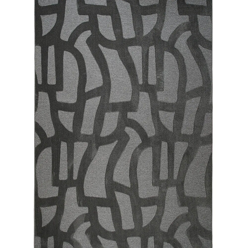 Thedecofactory ECOSSA - Tapis graphique motifs en relief gris 160x230