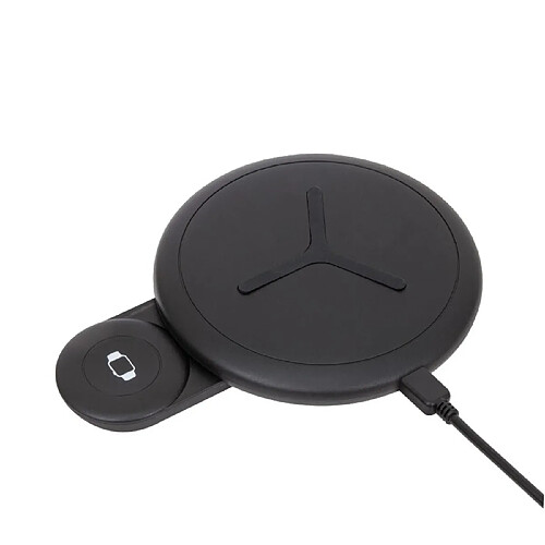 Helix Chargeur Induction pour Smartphone et Compatible Apple Watch 10W Noir