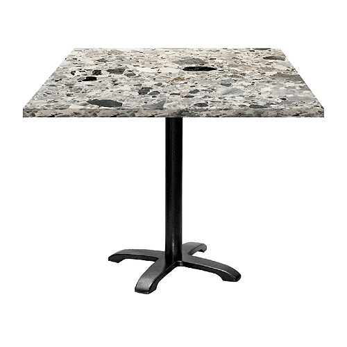 Restootab Table 90x90cm - modèle Bazila terrazzo cepp