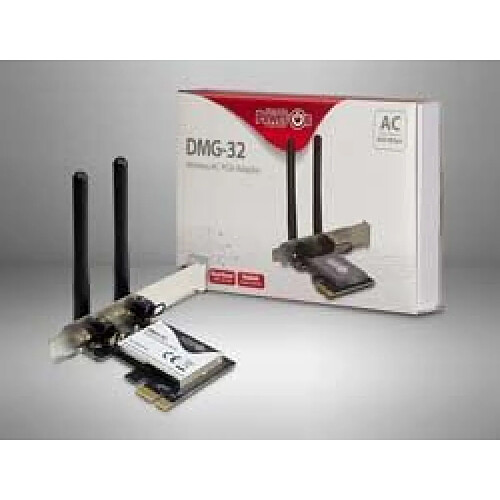 Inter-Tech NT POWERON DMG-32 WIFI - 650Mbps Wireless-AC PCIe Adapter