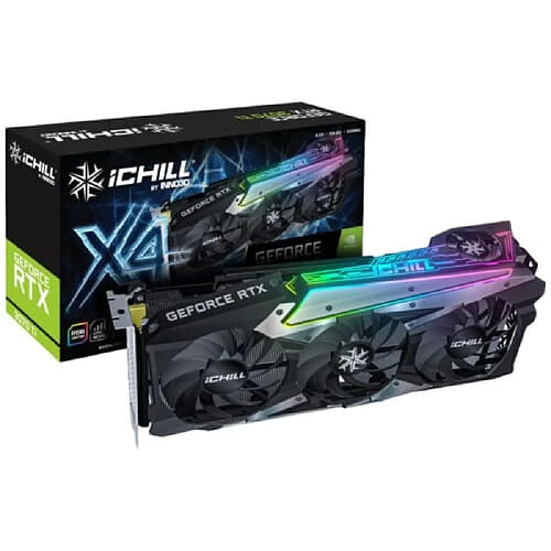 Inno 3D GeForce RTX 3070Ti iChill X4 Carte Graphique 8Go GDDR6X 1830MHz PCI Express x16 4.0 Noir