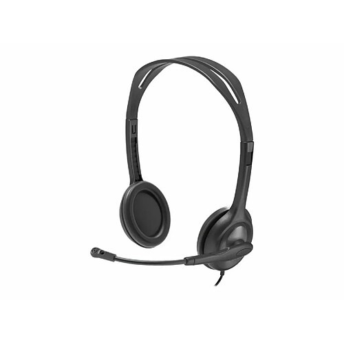 Casques avec Microphone Logitech H111 Noir