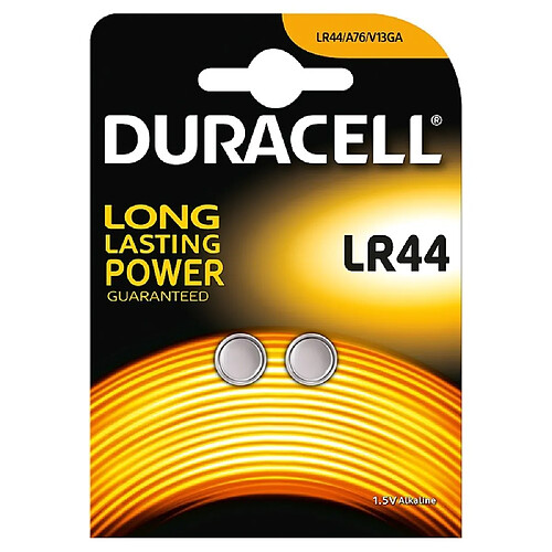 Camelion Pile-bouton Duracell type/réf. LR44 (2 unités sous blister)