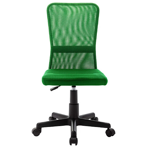 Maison Chic Chaise Gaming | Chaise de bureau Ergonomique Fauteuil Vert 44x52x100 cm Tissu en maille -GKD29275