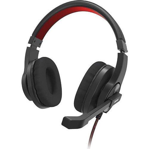 Hama ``HS-USB400 V2`` - Headset - ohrumschließend - kabelgebunden - USB-A - Schwarz, Rot