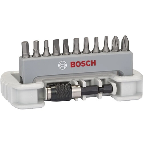 BOSCH Set de 11 pièces embouts de vissage + porte-embout - 2608522131