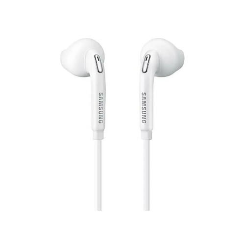 Galaxy Grand Prime Ecouteurs Samsung stéréo Blanc EO EG920BW cable plat 1.2m