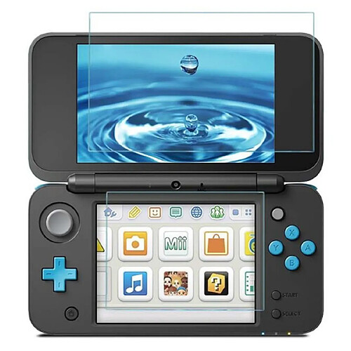 Lot de film vitre pour NINTENDO 3DS 3.52"" verre trempé de protection transparent -Visiodirect-