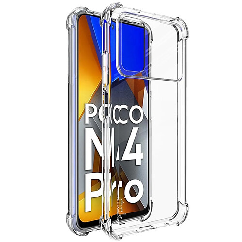 Coque en TPU IMAK anti-chocs, transparent pour votre Xiaomi Poco M4 Pro