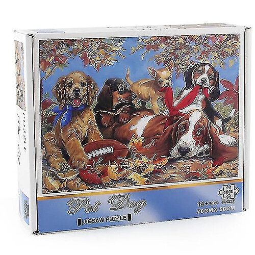 Universal Puzzle de puzzle pour animaux de compagnie, 1000 PCS Puzzle de décompression pédagogique, décoration murale