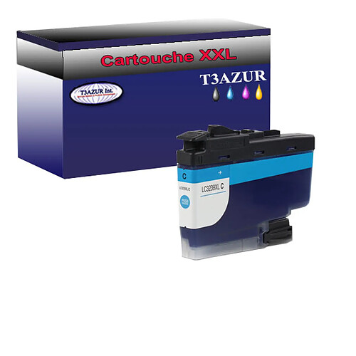 T3Azur Cartouche compatible Brother HL-J6000DW, HL-J6100DW, LC3239XL - Cyan