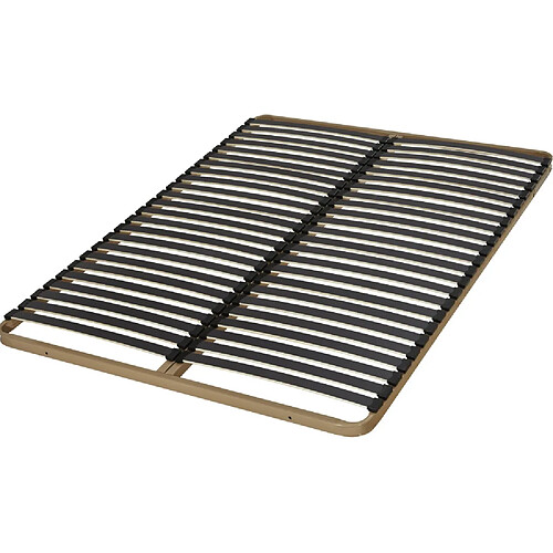 Ebac Sommier à lattes 140x200 C224 - 48 lattes bois - Fabrication française