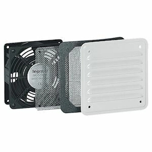 ventilateur avec ouïe métal - 30 / 160m³/h - ip32 ik10 - legrand 034817