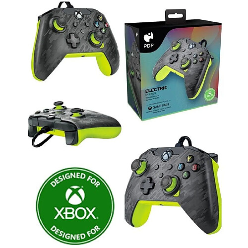 NC Manette XBOX ONE-S-X-PC FILAIRE ELECTRIC CARBON XBX ERGONOMIQUE