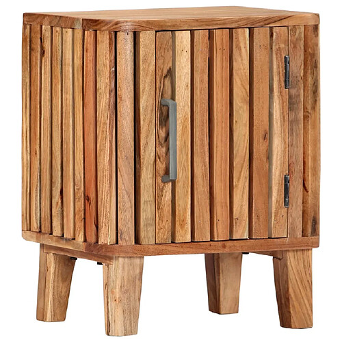 vidaXL Table de chevet 40 x 30 x 50 cm Bois d'acacia massif