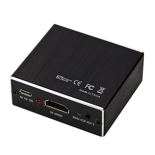 Universal Extracteur audio compatible HDMI Convertisseur d &'extracteur stéréo Adaptateur de distributeur audio compatible HDMI