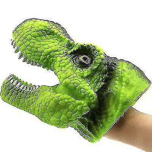 Universal Gants de marionnettes à main dinosaures, jouet modèle de dinosaure doux pour enfants, 10ï¼ ¼ ‰