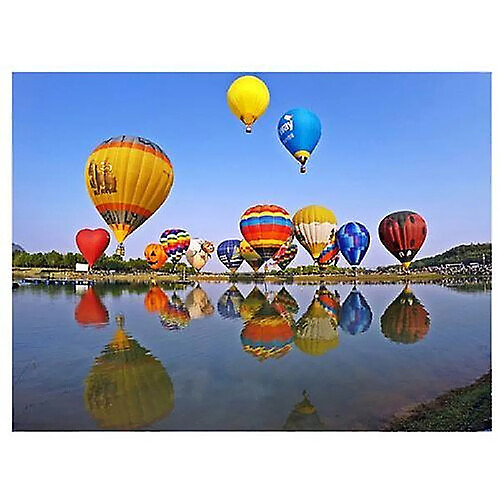 Universal Puzzle montgolfière famille chaleureuse déco cadeau pour adulte enfant 500 pièces