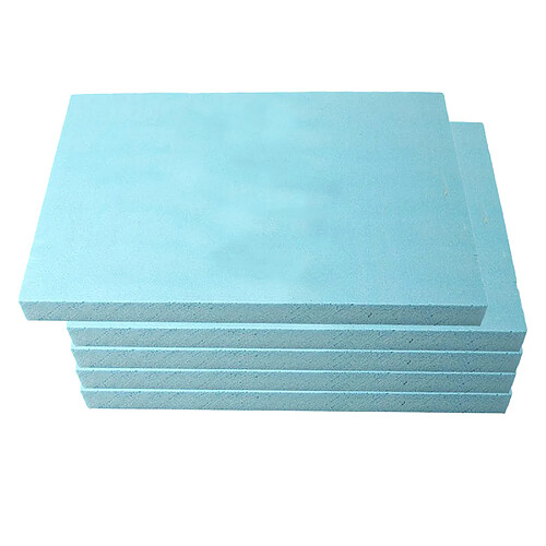 5 Pack Haute Densité Bleu Feuille de Mousse Diorama Bâtiment Plaque de Base Passe-Temps Artisanat Accessoires