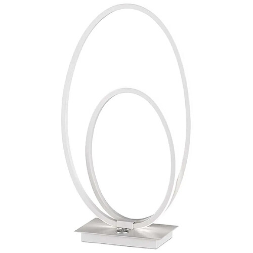 Wofi Lampe de table à LED Nia 1 ampoule Blanc